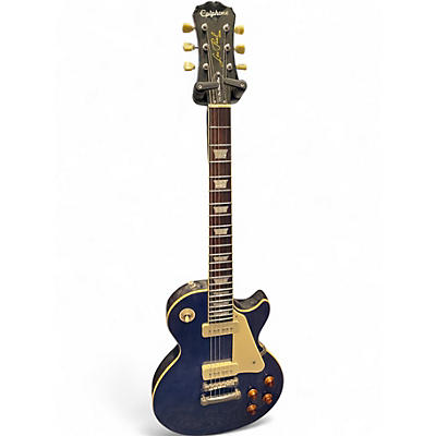 Used Epiphone 1956 Reissue Les Paul Pro Chicago Blue Solid Body Electric Guitar