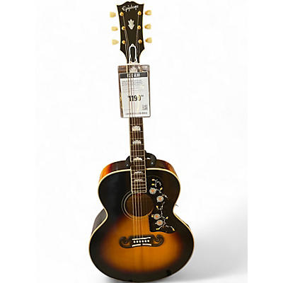 Used Epiphone 1957 SJ-200 Reissue 3 Color Sunburst Acoustic Electric Guitar