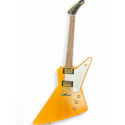 Used Epiphone 1958 Explorer Natural Solid Body Electric Guitar