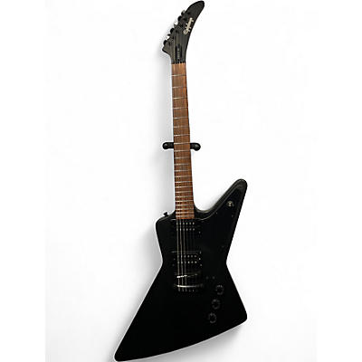 Used Epiphone 1958 Goth Explorer Pitch Black Solid Body Electric Guitar