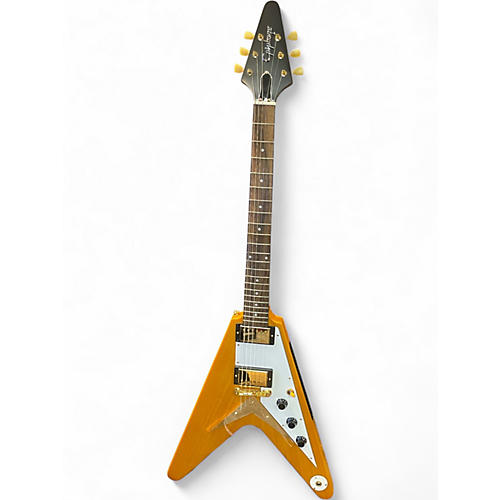 Used Epiphone 1958 Korina Flying V AGED NATURAL Solid Body Electric Guitar AGED NATURAL