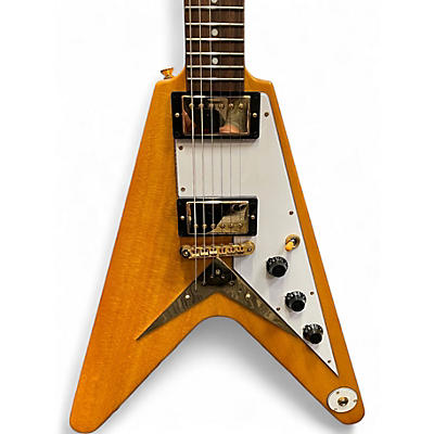 Used Epiphone 1958 Korina Flying V Aged Natural Solid Body Electric Guitar