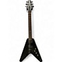 Used Epiphone 1958 Korina Flying V Black Solid Body Electric Guitar Black