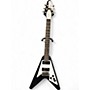 Used Epiphone 1958 Korina Flying V Black Solid Body Electric Guitar Black