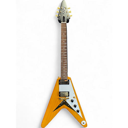 Used Epiphone 1958 Korina Flying V KORINA NATURAL Solid Body Electric Guitar KORINA NATURAL