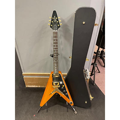 Epiphone Used Epiphone 1958 Korina Flying V Korina Solid Body Electric Guitar