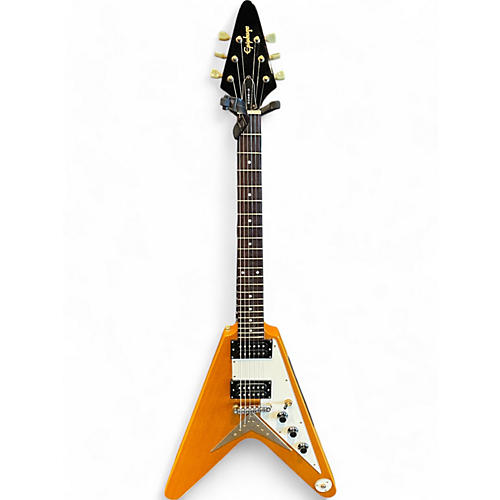 Epiphone Used Epiphone 1958 Korina Flying V Korina Solid Body Electric Guitar Korina