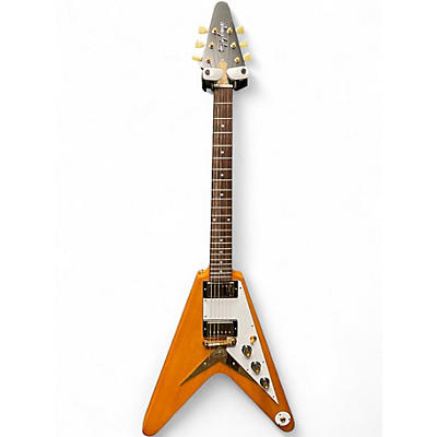 Used Epiphone 1958 Korina Flying V Natural Solid Body Electric Guitar