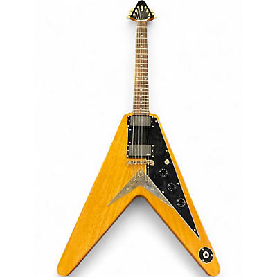 Used Epiphone 1958 Korina Flying V Natural Solid Body Electric Guitar