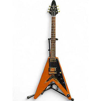Used Epiphone 1958 Korina Flying V Natural Solid Body Electric Guitar
