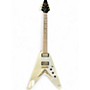 Used Epiphone 1958 Korina Flying V White Solid Body Electric Guitar White