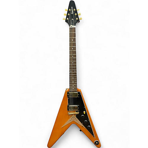 Used Epiphone 1958 Korina Flying V aged natural Solid Body Electric Guitar aged natural
