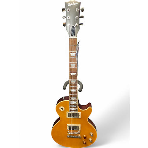 Used Epiphone 1959 LES PAUL KIRK HAMMETT GREENY Yellow Solid Body Electric Guitar Yellow