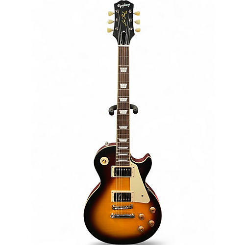 Used Epiphone 1959 Les Paul Standard Limited Edition aged dark burst Solid Body Electric Guitar aged dark burst