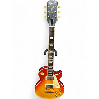 Used Epiphone 1959 Reissue Les Paul Standard 2 Tone Sunburst Solid Body Electric Guitar