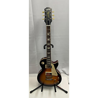 Epiphone Used Epiphone 1959 Reissue Les Paul Standard Aged Dark Burst Solid Body Electric Guitar