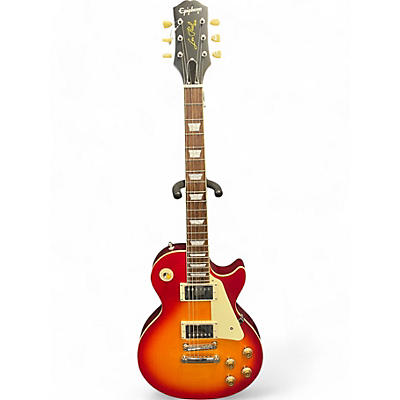 Epiphone Used Epiphone 1959 Reissue Les Paul Standard Aged Dark Cherry Burst Solid Body Electric Guitar