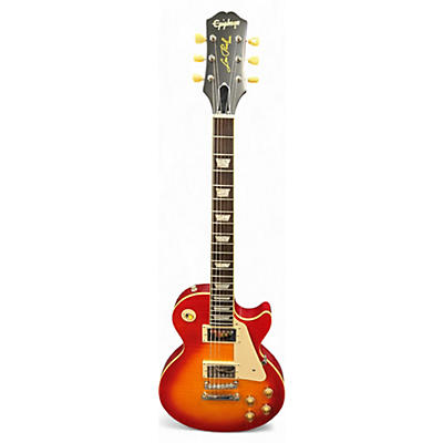 Epiphone Used Epiphone 1959 Reissue Les Paul Standard Aged Dark Cherry Burst Solid Body Electric Guitar