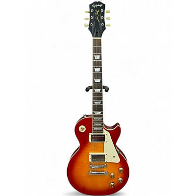 Used Epiphone 1959 Reissue Les Paul Standard Aged Dark Cherry Burst Solid Body Electric Guitar