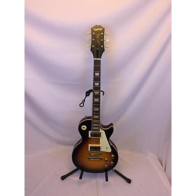 Epiphone Used Epiphone 1959 Reissue Les Paul Standard Aged Sunburst Solid Body Electric Guitar