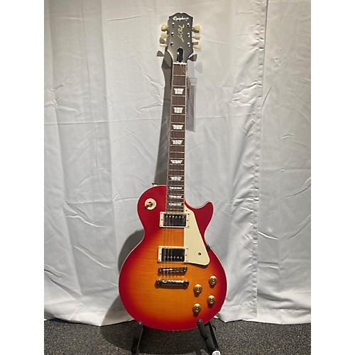 Epiphone Used Epiphone 1959 Reissue Les Paul Standard Cherry Sunburst Solid Body Electric Guitar Cherry Sunburst