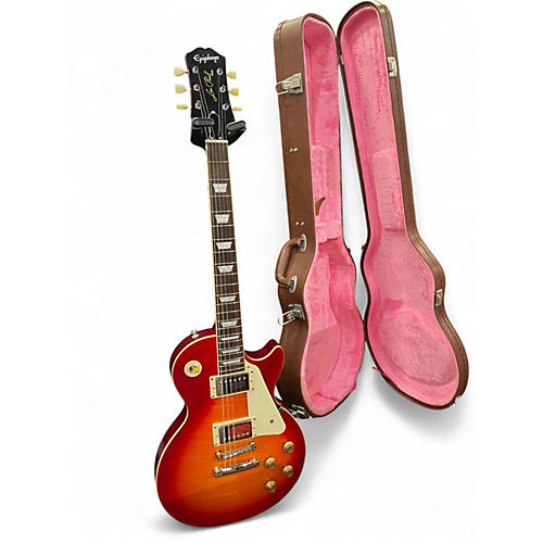 Used Epiphone 1959 Reissue Les Paul Standard Cherry Sunburst Solid Body Electric Guitar Cherry Sunburst