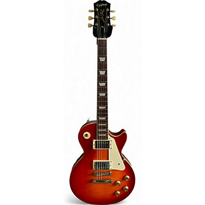 Used Epiphone 1959 Reissue Les Paul Standard Cherry Sunburst Solid Body Electric Guitar