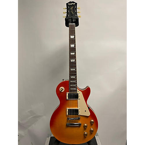 Epiphone Used Epiphone 1959 Reissue Les Paul Standard Heritage Cherry Sunburst Solid Body Electric Guitar Heritage Cherry Sunburst