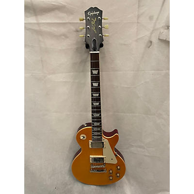 Epiphone Used Epiphone 1959 Reissue Les Paul Standard Lemon Burst Solid Body Electric Guitar