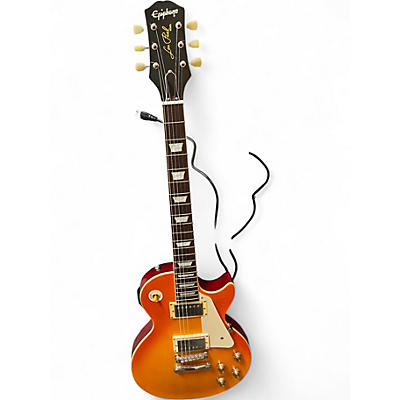 Used Epiphone 1959 Reissue Les Paul Standard Lemonburst Solid Body Electric Guitar