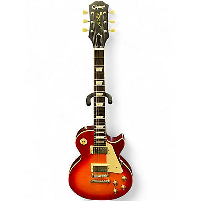 Used Epiphone 1959 Reissue Les Paul Standard Outfit Heritage Cherry Sunburst Solid Body Electric Guitar
