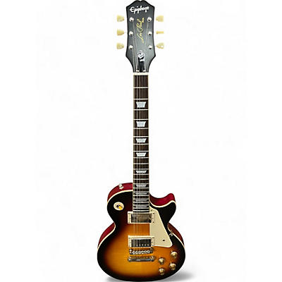 Epiphone Used Epiphone 1959 Reissue Les Paul Standard Tobacco Burst Solid Body Electric Guitar