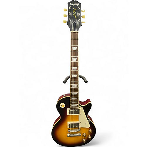 Used Epiphone 1959 inspired by Gibson Les paul 2 Color Sunburst Solid Body Electric Guitar 2 Color Sunburst