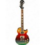 Used Epiphone 1960 Tribute Plus Rainbow Solid Body Electric Guitar Rainbow