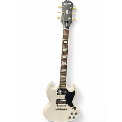 Used Epiphone 1961 LES PAUL SG STANDARD Classic White Solid Body Electric Guitar