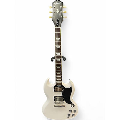 Used Epiphone 1961 LES PAUL SG STANDARD WHITE Solid Body Electric Guitar