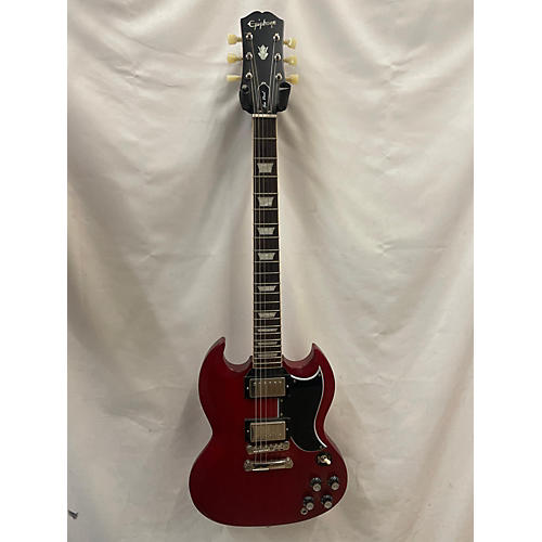 Epiphone Used Epiphone 1961 Les Paul SG Standard Aged Sixties Cherry Solid Body Electric Guitar Aged Sixties Cherry