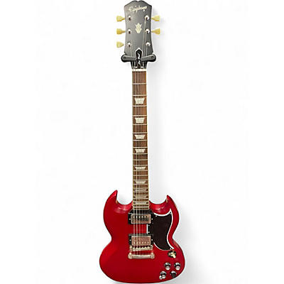 Used Epiphone 1961 Les Paul SG Standard Aged Sixties Cherry Solid Body Electric Guitar