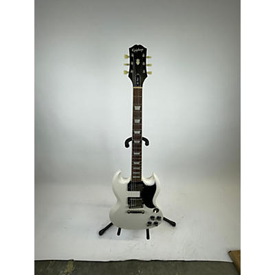 Epiphone Used Epiphone 1961 Les Paul SG Standard Alpine White Solid Body Electric Guitar