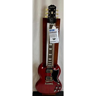 Epiphone Used Epiphone 1961 Les Paul SG Standard Electric Guitar Aged Sixties Cherry Solid Body Electric Guitar