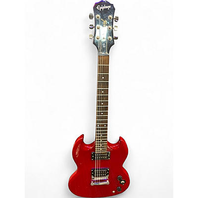 Used Epiphone 1961 SG Special Chrome Red Solid Body Electric Guitar