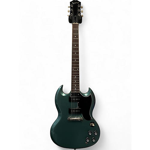 Epiphone Used Epiphone 1961 SG Special Teal Solid Body Electric Guitar teal