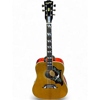 Used Epiphone 1963 Dove Reissue Vintage Natural Acoustic Electric Guitar