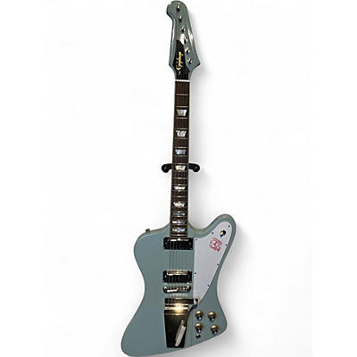 Used Epiphone 1963 Firebird V Blue Solid Body Electric Guitar