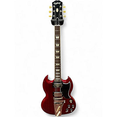 Used Epiphone 1964 SG Standard With Maestro Vibrola Reissue CHERRY RED Solid Body Electric Guitar