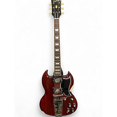 Used Epiphone 1964 SG Standard With Maestro Vibrola Reissue Elect Cherry Red Solid Body Electric Guitar