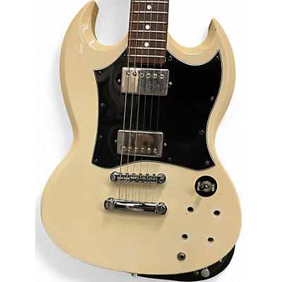 Used Epiphone 1966 G400 Pro White Solid Body Electric Guitar