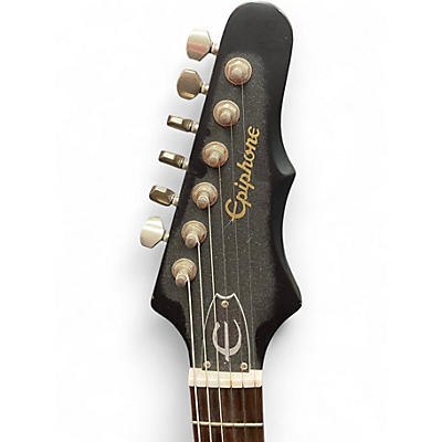 Used Epiphone 1966 Worn Wilshire Black Solid Body Electric Guitar