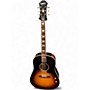 Used Epiphone 2008 Limited Edition John Lennon Ej-160E 2 Color Sunburst Acoustic Electric Guitar 2 Color Sunburst
