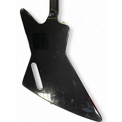 Used Epiphone 2010 korina explorer Black Solid Body Electric Guitar
